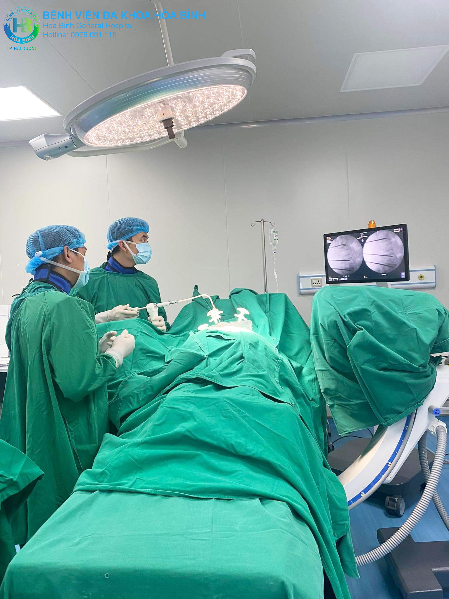 Yên tâm điều trị phẫu thuật thoát vị đĩa cột sống tại bệnh viện đa khoa Hòa Bình Hải Dương